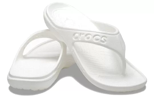 Crocs-Baya-Minimalistic-Casual-Flip-Flops-White-11999-100-4 Crocs Baya Minimalistic Casual Flip-Flops White 11999-100