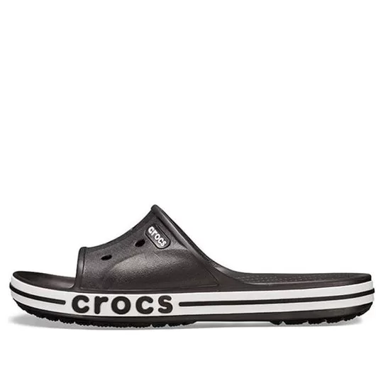 Crocs Bayaband Clog Hollow Out Casual Black Slippers Crocs Bayaband Clog Hollow Out Casual Black Slippers