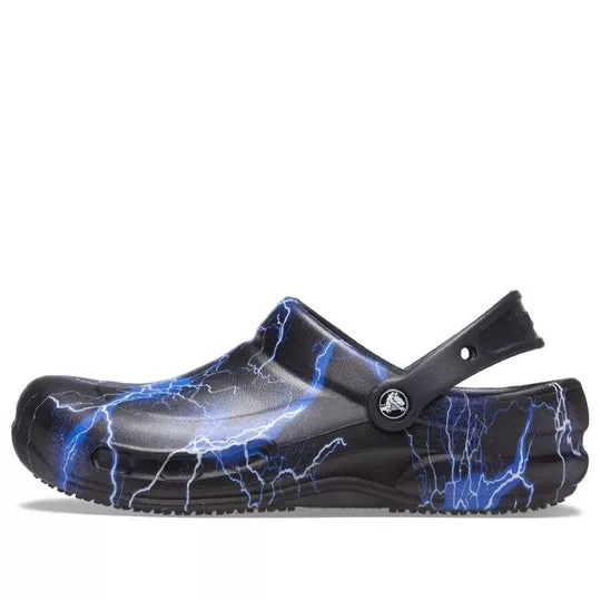 Crocs Bistro Clogs 'Black Lightning Bolts' Crocs Bistro Clogs 'Black Lightning Bolts'