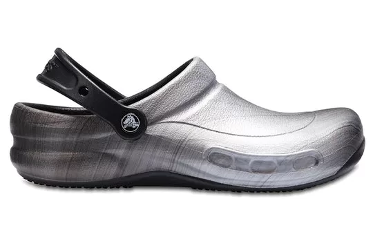 Crocs-Bistro-Graphic-Clogs-Silver-Black-1 Crocs Bistro Graphic Clogs 'Silver Black'