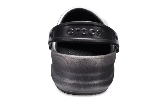 Crocs-Bistro-Graphic-Clogs-Silver-Black-4 Crocs Bistro Graphic Clogs 'Silver Black'