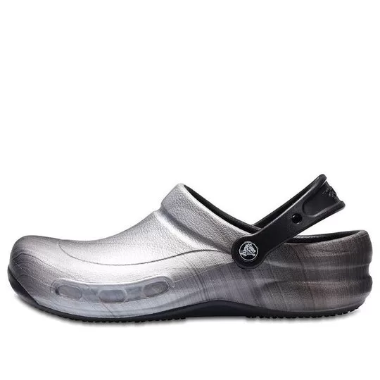 Crocs Bistro Graphic Clogs 'Silver Black' Crocs Bistro Graphic Clogs 'Silver Black'