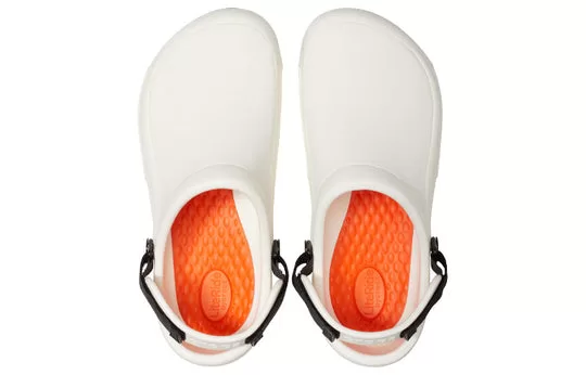 Crocs-Bistro-Pro-Literide-Clogs-White-Black-Orange-4 Crocs Bistro Pro Literide Clogs 'White Black Orange'