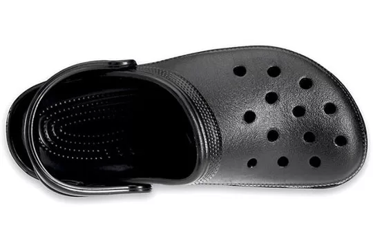 Crocs-Classic-Beach-Sandals-Unisex-Black-10001-001-2 Crocs Classic Beach Sandals Unisex Black 10001-001
