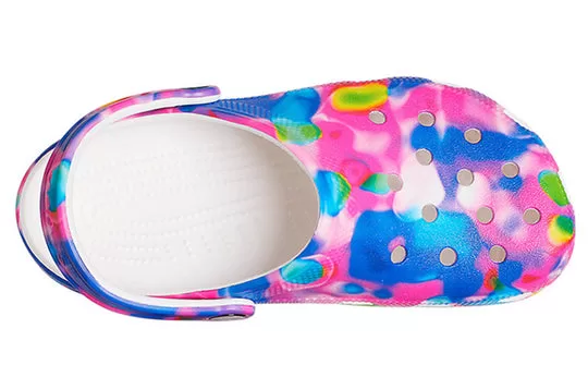 Crocs-Classic-Beach-Sandals-Unisex-Blue-Pink-3 Crocs Classic Beach Sandals Unisex Blue Pink