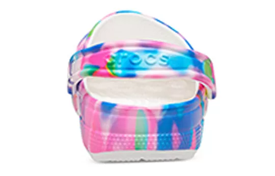 Crocs-Classic-Beach-Sandals-Unisex-Blue-Pink-5 Crocs Classic Beach Sandals Unisex Blue Pink