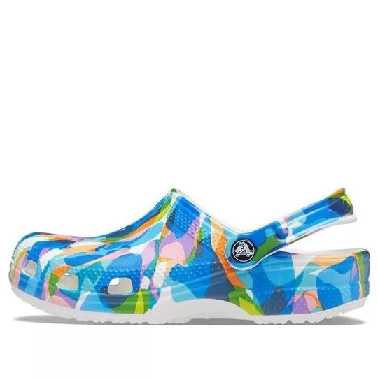 Crocs Classic Bubble Block Clogs 'Blue Multi' Crocs Classic Bubble Block Clogs 'Blue Multi'