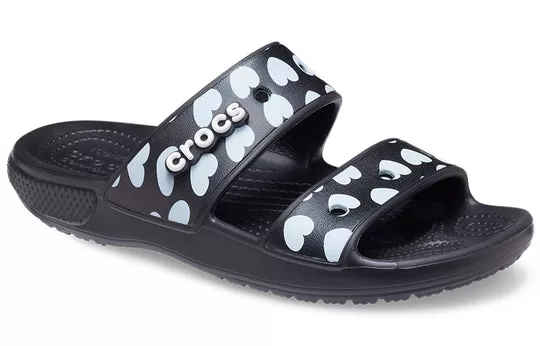 Crocs-Classic-Casual-Fashion-Unisex-Black-Blue-Slippers-2 Crocs Classic Casual Fashion Unisex Black Blue Slippers
