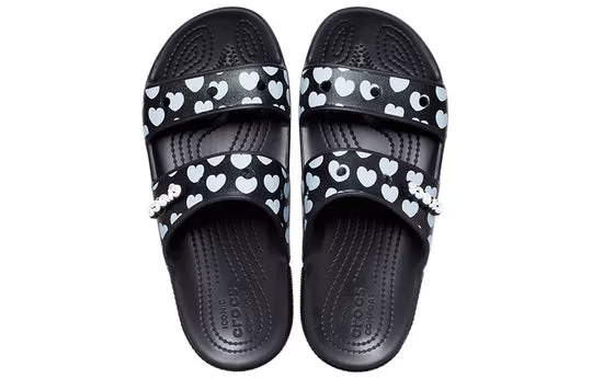 Crocs-Classic-Casual-Fashion-Unisex-Black-Blue-Slippers-4 Crocs Classic Casual Fashion Unisex Black Blue Slippers