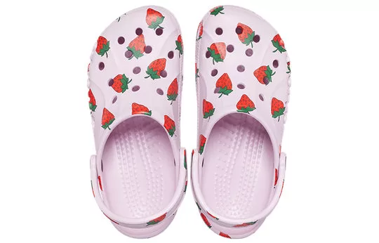 Crocs-Classic-Clog-Casual-Unisex-Pink-Strawberry-Sandals-4 Crocs Classic Clog Casual Unisex Pink Strawberry Sandals
