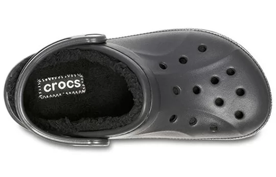 Crocs-Classic-Clog-Crocs-Stay-Warm-Wear-Resistant-Sports-Unisex-Black-Sandals-16244-060-3 Crocs Classic Clog Crocs Stay Warm Wear-Resistant Sports Unisex Black Sandals 16244-060