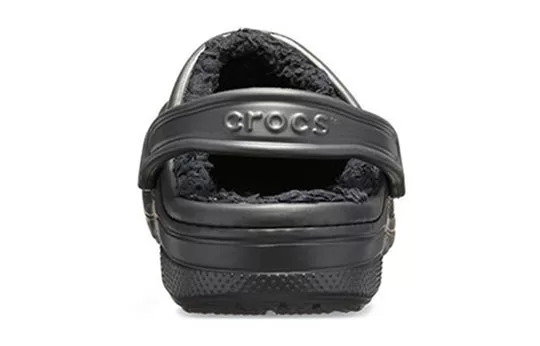 Crocs-Classic-Clog-Crocs-Stay-Warm-Wear-Resistant-Sports-Unisex-Black-Sandals-16244-060-5 Crocs Classic Clog Crocs Stay Warm Wear-Resistant Sports Unisex Black Sandals 16244-060