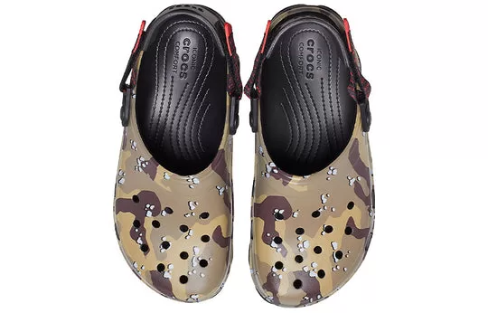 Crocs-Classic-Clog-Desert-Camouflage-Beach-Unisex-Black-Brown-Sandals-3 Crocs Classic Clog Desert Camouflage Beach Unisex Black Brown Sandals