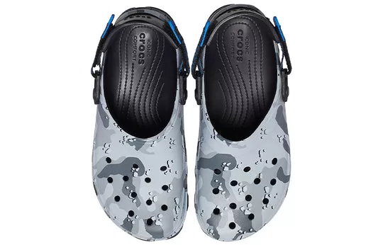 Crocs-Classic-Clog-Desert-Camouflage-Outdoor-Beach-Unisex-Black-Gray-Sandals-3 Crocs Classic Clog Desert Camouflage Outdoor Beach Unisex Black Gray Sandals