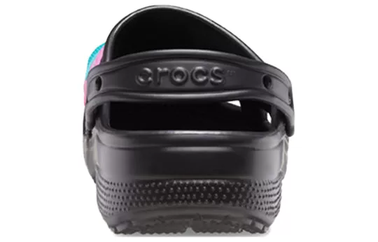 Crocs-Classic-Clog-Pocket-Sandals-Black-Pink-3 Crocs Classic Clog Pocket Sandals Black Pink