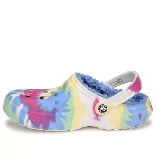 Crocs Classic Clog Tie Dye Crocs Multi-Color Blue Crocs Classic Clog Tie Dye Crocs Multi-Color Blue