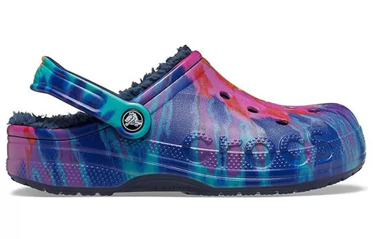 Crocs-Classic-Clog-Tie-Dye-Printing-Shoe-Deep-Blue-Unisex-2 Crocs Classic Clog Tie Dye Printing Shoe Deep Blue Unisex