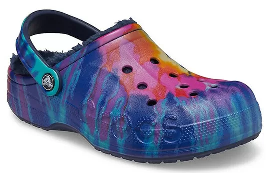 Crocs-Classic-Clog-Tie-Dye-Printing-Shoe-Deep-Blue-Unisex-3 Crocs Classic Clog Tie Dye Printing Shoe Deep Blue Unisex