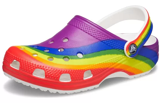 Crocs-Classic-Clogs-Rainbow-Dye-208106-2 Crocs Classic Clogs 'Rainbow Dye' 208106