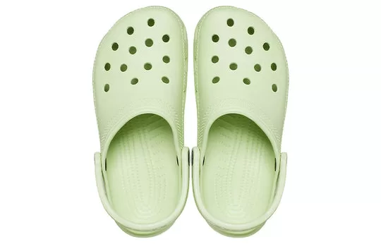 Crocs-Classic-Crocs-Beach-Unisex-Gray-Green-Sandals-10001-335-3 Crocs Classic Crocs Beach Unisex Gray Green Sandals 10001-335