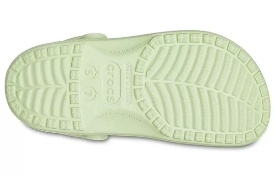 Crocs-Classic-Crocs-Beach-Unisex-Gray-Green-Sandals-10001-335-5 Crocs Classic Crocs Beach Unisex Gray Green Sandals 10001-335