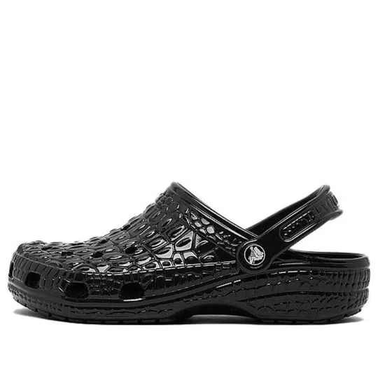 Crocs Classic Crocskin Clogs 'Black' Crocs Classic Crocskin Clogs 'Black'