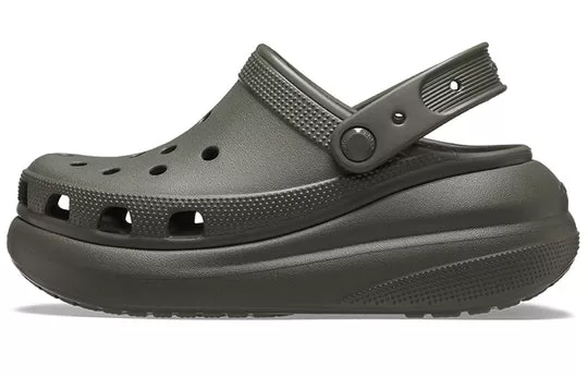Crocs-Classic-Crush-Clog-Dusty-Olive-1 Crocs Classic Crush Clog 'Dusty Olive'