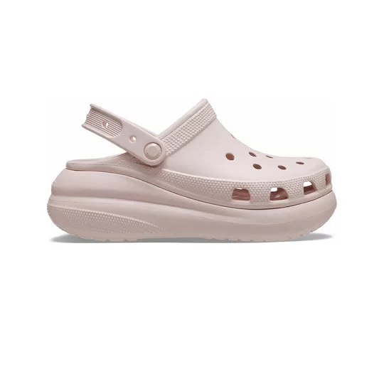 Crocs-Classic-Crush-Clog-Light-Pink-1 Crocs Classic Crush Clog 'Light Pink'