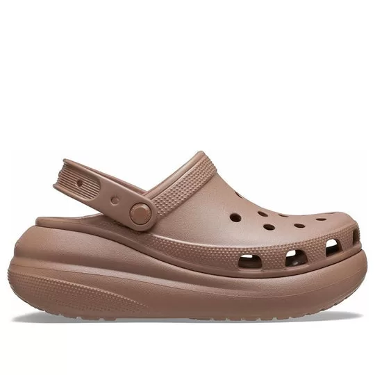 Crocs-Classic-Crush-Clogs-Brown-1 Crocs Classic Crush Clogs 'Brown'