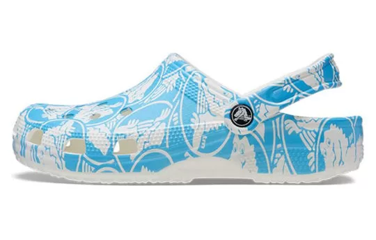 Crocs-Classic-Duke-Print-Clogs-Blue-White-1 Crocs Classic Duke Print Clogs 'Blue White'