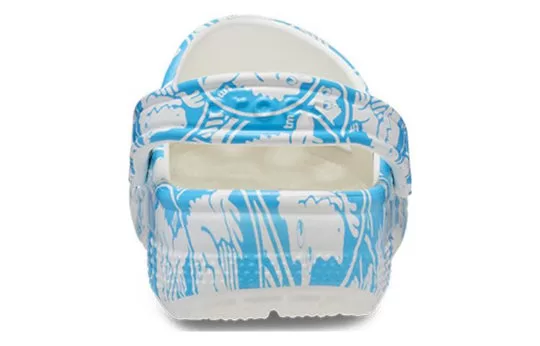 Crocs-Classic-Duke-Print-Clogs-Blue-White-6 Crocs Classic Duke Print Clogs 'Blue White'