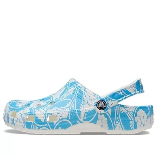 Crocs Classic Duke Print Clogs 'Blue White' Crocs Classic Duke Print Clogs 'Blue White'