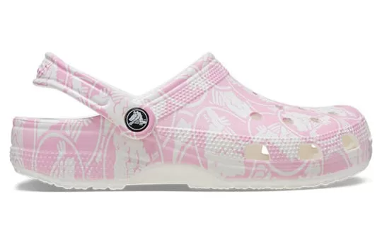 Crocs-Classic-Duke-Print-Clogs-Pink-Tweed-1 Crocs Classic Duke Print Clogs 'Pink Tweed'
