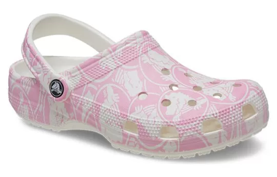 Crocs-Classic-Duke-Print-Clogs-Pink-Tweed-2 Crocs Classic Duke Print Clogs 'Pink Tweed'