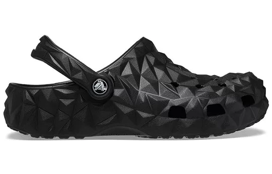 Crocs-Classic-Geometric-Clogs-Black-1 Crocs Classic Geometric Clogs 'Black'