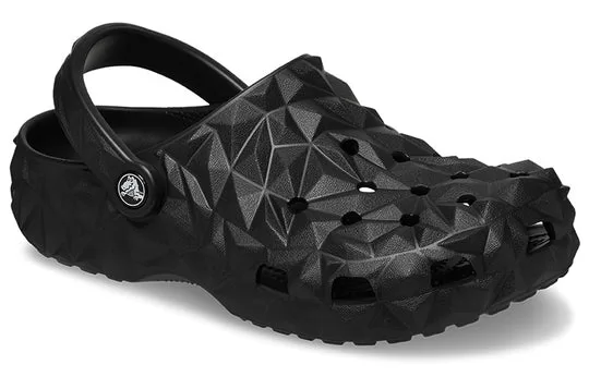 Crocs-Classic-Geometric-Clogs-Black-2 Crocs Classic Geometric Clogs 'Black'