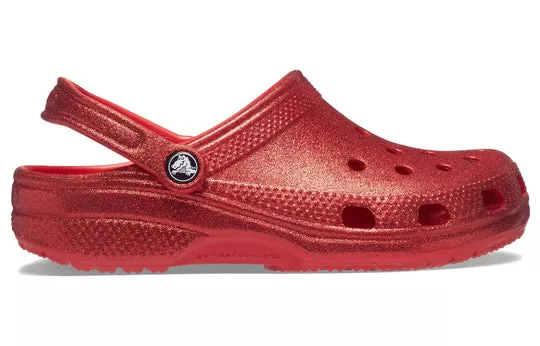 Crocs-Classic-Glitter-Clogs-Flame-1 Crocs Classic Glitter Clogs 'Flame'