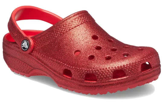 Crocs-Classic-Glitter-Clogs-Flame-2 Crocs Classic Glitter Clogs 'Flame'