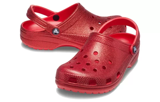 Crocs-Classic-Glitter-Clogs-Flame-3 Crocs Classic Glitter Clogs 'Flame'
