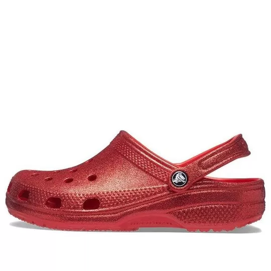 Crocs Classic Glitter Clogs 'Flame' Crocs Classic Glitter Clogs 'Flame'