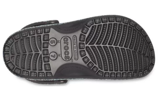 Crocs-Classic-Glitter-Clogs-Silver-Multi-4 Crocs Classic Glitter Clogs 'Silver Multi'