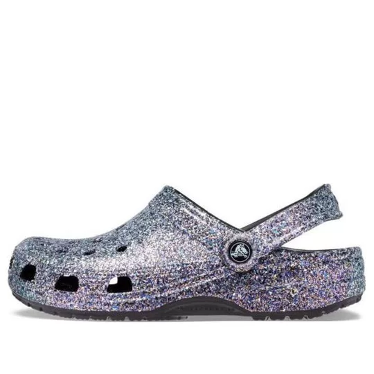 Crocs Classic Glitter Clogs 'Silver Multi' Crocs Classic Glitter Clogs 'Silver Multi'