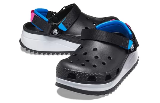 Crocs-Classic-Hiker-Clog-Sports-Black-Blue-Red-Sandals-Black-Blue-Red-4 Crocs Classic Hiker Clog Sports Black Blue Red Sandals 'Black Blue Red'