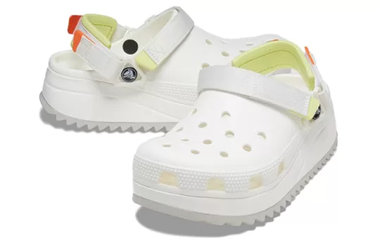 Crocs-Classic-Hiker-Clog-White-Sandals-4 Crocs Classic Hiker Clog White Sandals