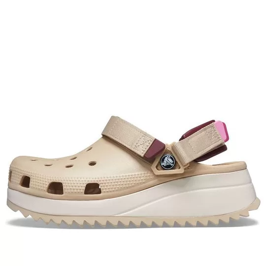 Crocs Classic Hiker Clogs 'Beige White Red' Crocs Classic Hiker Clogs 'Beige White Red'