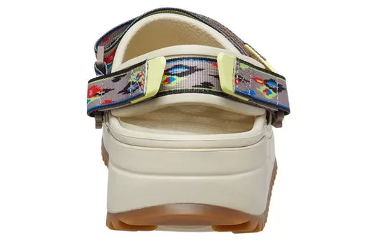Crocs-Classic-Hiker-Ikat-Clogs-White-Tan-2 Crocs Classic Hiker Ikat Clogs 'White Tan'