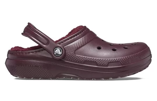 Crocs-Classic-Lined-Clogs-Dark-Cherry-1 Crocs Classic Lined Clogs 'Dark Cherry'