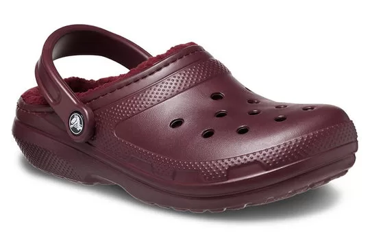 Crocs-Classic-Lined-Clogs-Dark-Cherry-2 Crocs Classic Lined Clogs 'Dark Cherry'