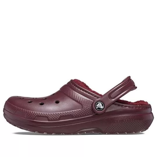 Crocs Classic Lined Clogs 'Dark Cherry' Crocs Classic Lined Clogs 'Dark Cherry'