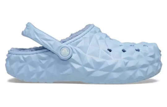 Crocs-Classic-Lined-Geometric-Clogs-Blue-1 Crocs Classic Lined Geometric Clogs 'Blue'